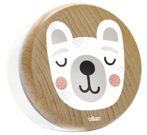 Vilac Wooden Toy Box Teddy Bear